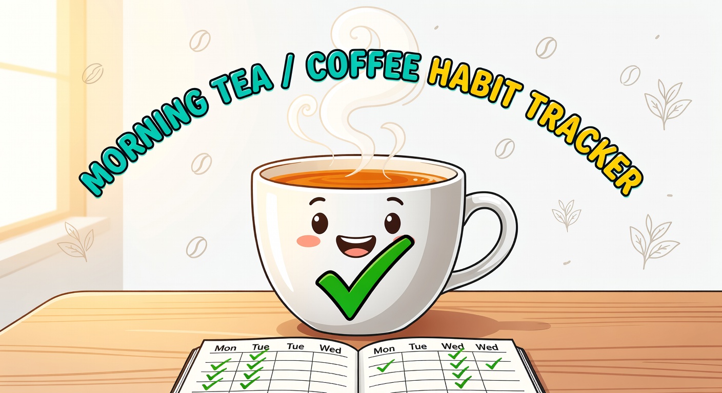 Morning tea habit routine
